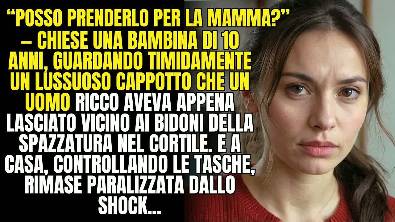 🔴La figlia ha regalato alla madre un vecchio cappotto, buttato nella spazzatura da un uomo ricc
