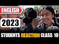 Class10th Reaction After “ENGLISH EXAM” || CBSE || Paper Bawaal Tha!!🔥🔥