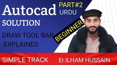 “AutoCAD Draw Toolbars Explained with Examples | Mechanical, Civil, Arch | Learn with Ilham | PART 2