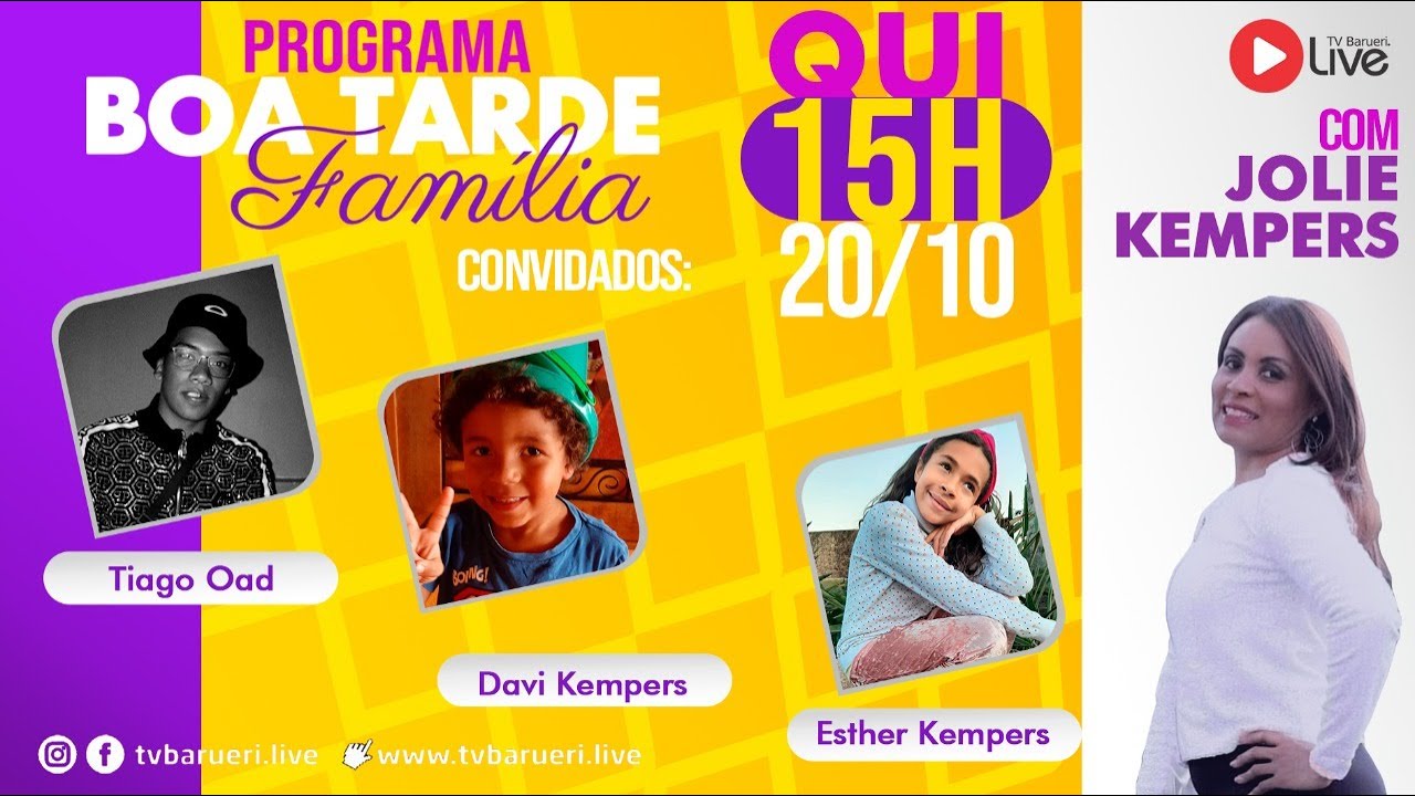 Geração Do Presente | Boa Tarde & Família Com Jolie Kempers
