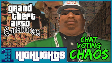 GTA Speedrun Fails and Funny Moments #87 - GTA:SA Chat Voting Chaos Mod Highlights