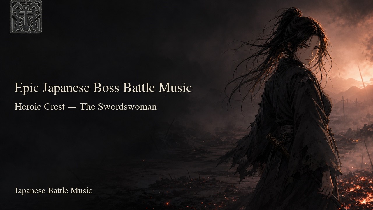 Epic Japanese Battle Music | Heroic Crest — The Swordswoman - YouTube