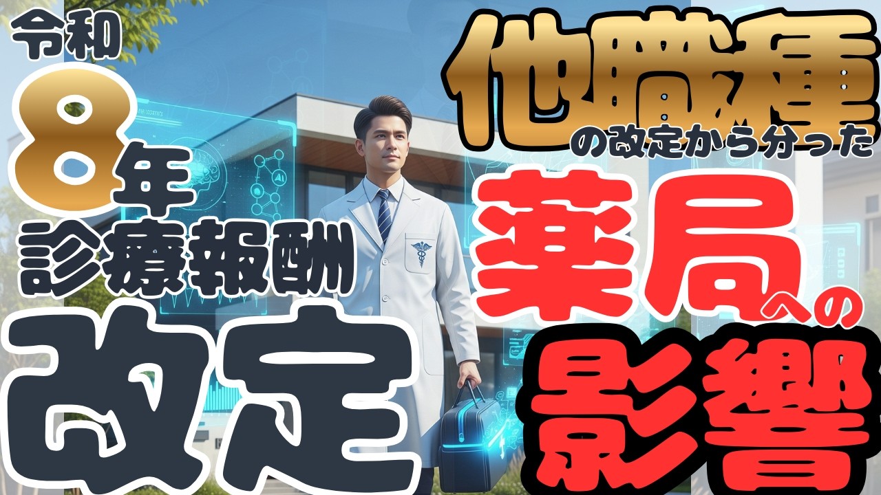 令和8年改定！AIが解析！他職種の変更点から分かった、薬局への影響！在宅医療版※免責：AI作成につき間違いが含まれている可能性があります。正しくは、厚労省発表資料を参照してください