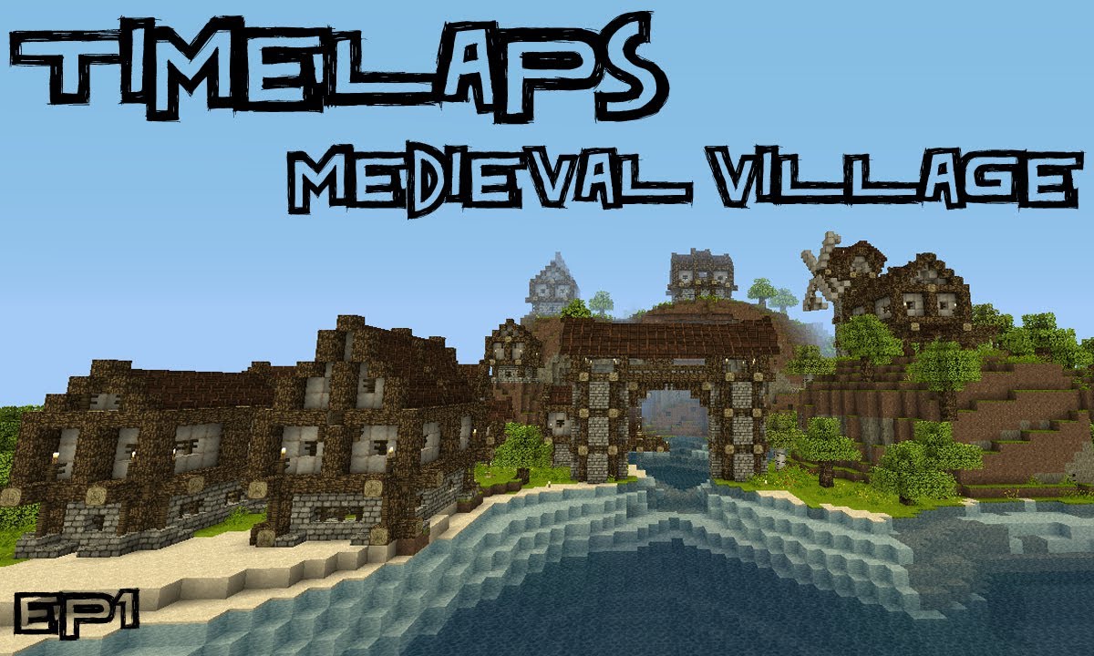 Minecraft Timelaps Ep1 Village Médiéval By Shinobi951andall