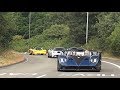 Horacio Pagani leads epic $30 Million convoy of Paganis through London!