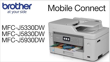 MFCJ5830DW – Connect to a mobile device