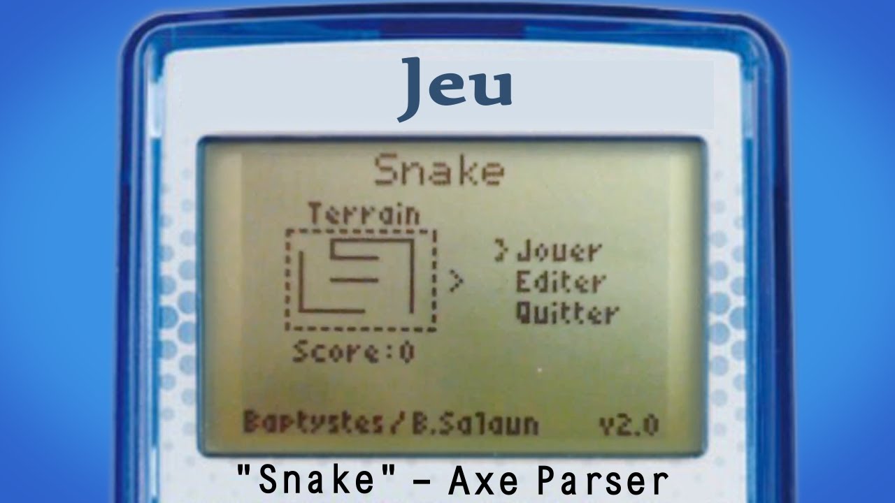 Jeu Snake sur calculatrice Ti83+/Ti84+ [Axe] YouTube