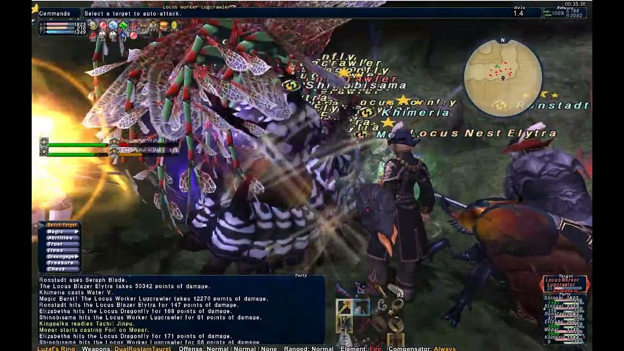 FFXI ML Pt Crawlers Nest Mass pull Ainda dá pra fazer mass pull party