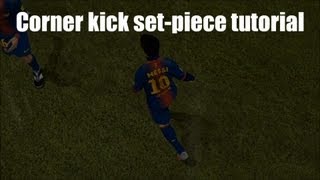 Fifa13 Tutorials | Custom corner kick set-piece 99% goal