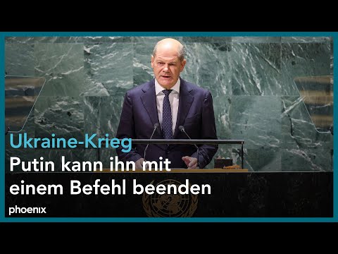 Rede von Bundeskanzler Olaf Scholz bei der UN-Vollversammlung am 20.09.23