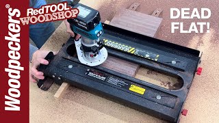 DEAD FLAT end-grain cutting board in 5 minutes l RedTOOL WOODSHOP