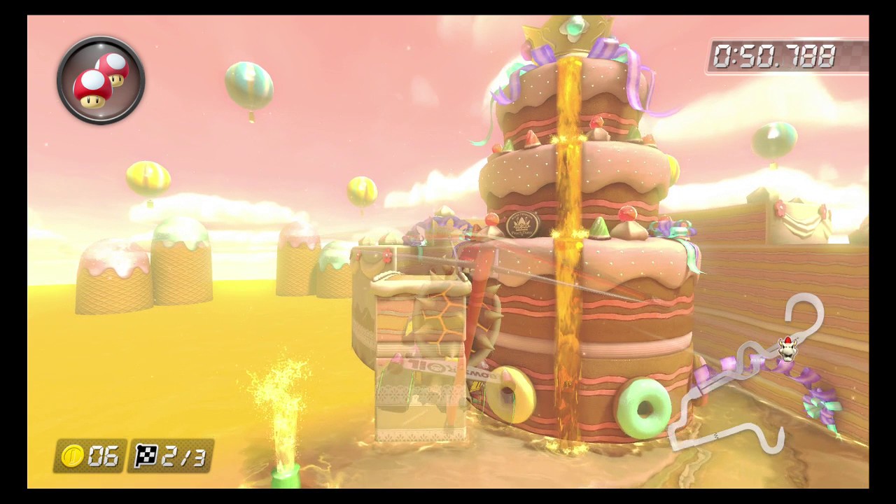 Mario Kart 8 Deluxe Time Trials Sweet Sweet Canyon (150cc) 157