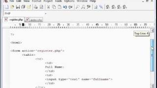 PHP Tutorials: Register and Login Page - Registration [1/6] (4/9)