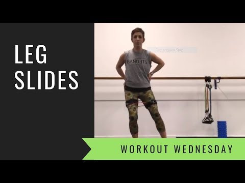 Workout Wednesday; hip strength with leg sliders