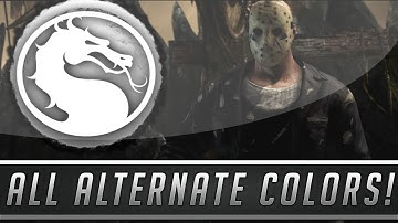 Mortal Kombat X: All Alternate Costume Colors Showcase! - All Secondary Colors! (Mortal Kombat 10)