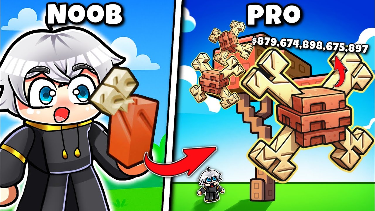 NOOB to PRO! Pakai 1 BONE BLOSSOM di Grow a Garden