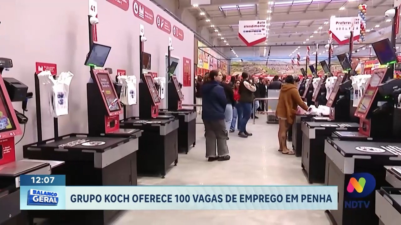 Penha tem 100 oportunidades de emprego abertas no Grupo Koch