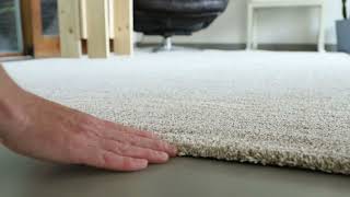 Vidéo: Tapis velours sur mesure gris clair 4 mètres