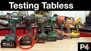 Most Powerful Cordless Drill, Part 4 Tabless Batteries