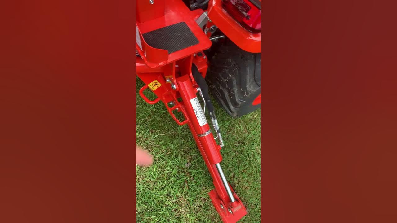 Kubota bx23s switching backhoe controls from (backhoe to excavator