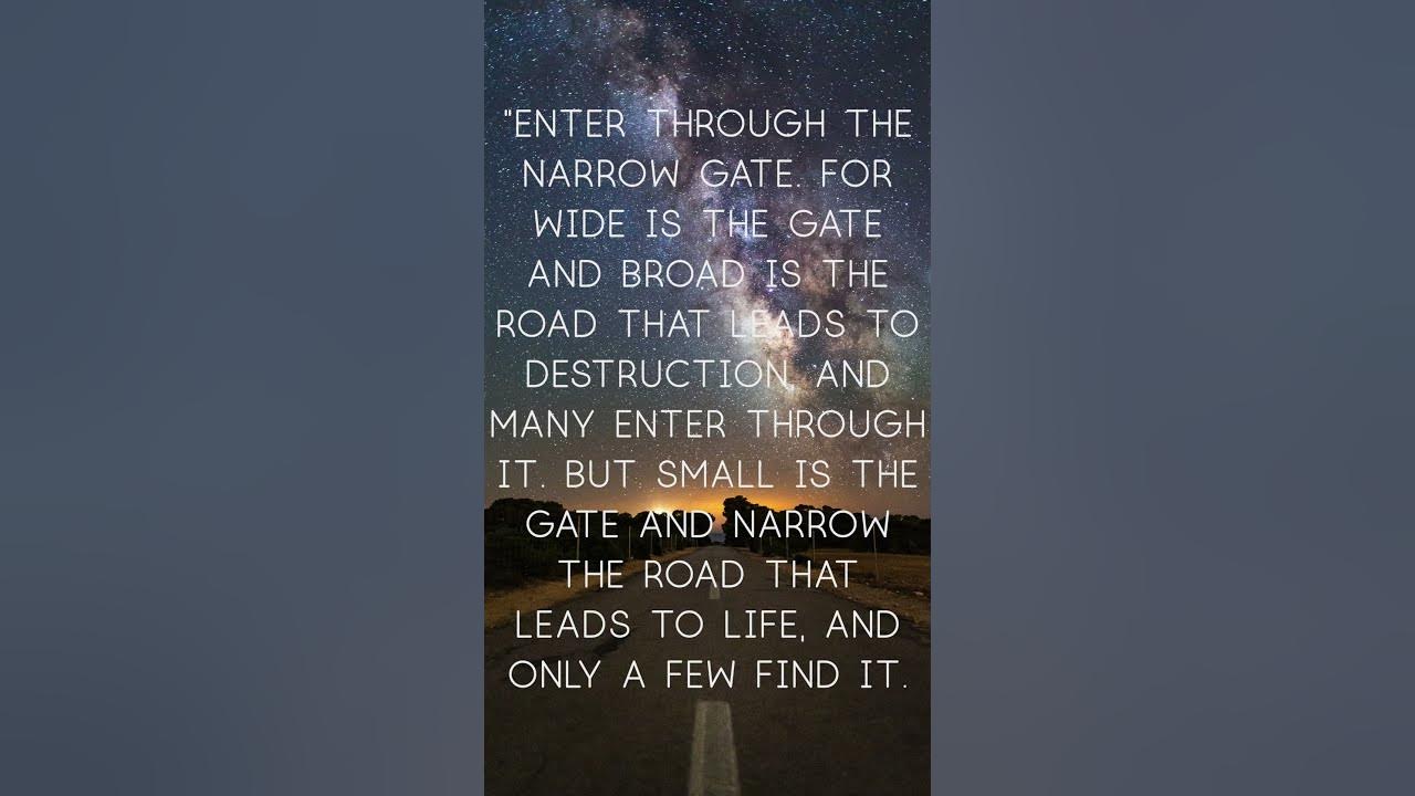 the-sermon-on-the-mount-the-narrow-and-wide-gates-matthew-7-vs-13