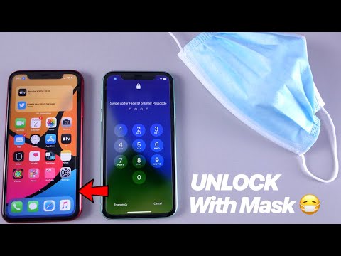 Unlock Iphone Wearing A Mask Ios 14 Ios 13 5 Youtube