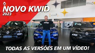 Novo Renault KWID 2023 - TODAS AS VERSÕES JUNTAS E SUAS DIFERENÇAS!