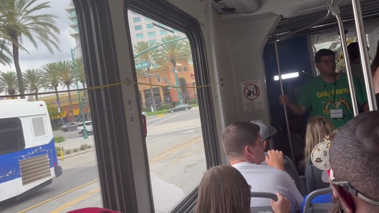 ART Anaheim: Bus ??? Route 20 Toy Story Line Ride Southbound Part 1
