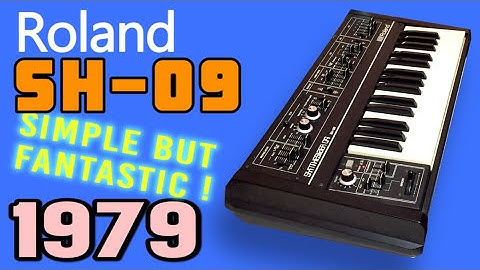ROLAND SH-09 Analog Synthesizer 1979 | HD DEMO