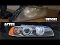 WRECKED BMW E39 M5 Headlights Look Better Than New For Only $140!!