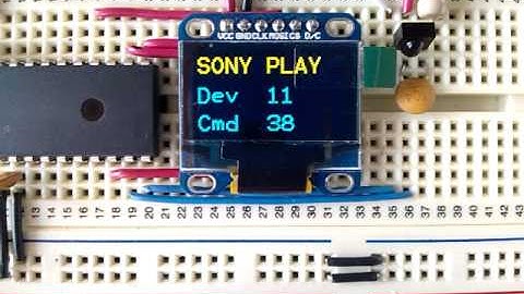 IR Receiver  Sony infrared protocol