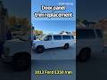 Ford E350 side door panel trim