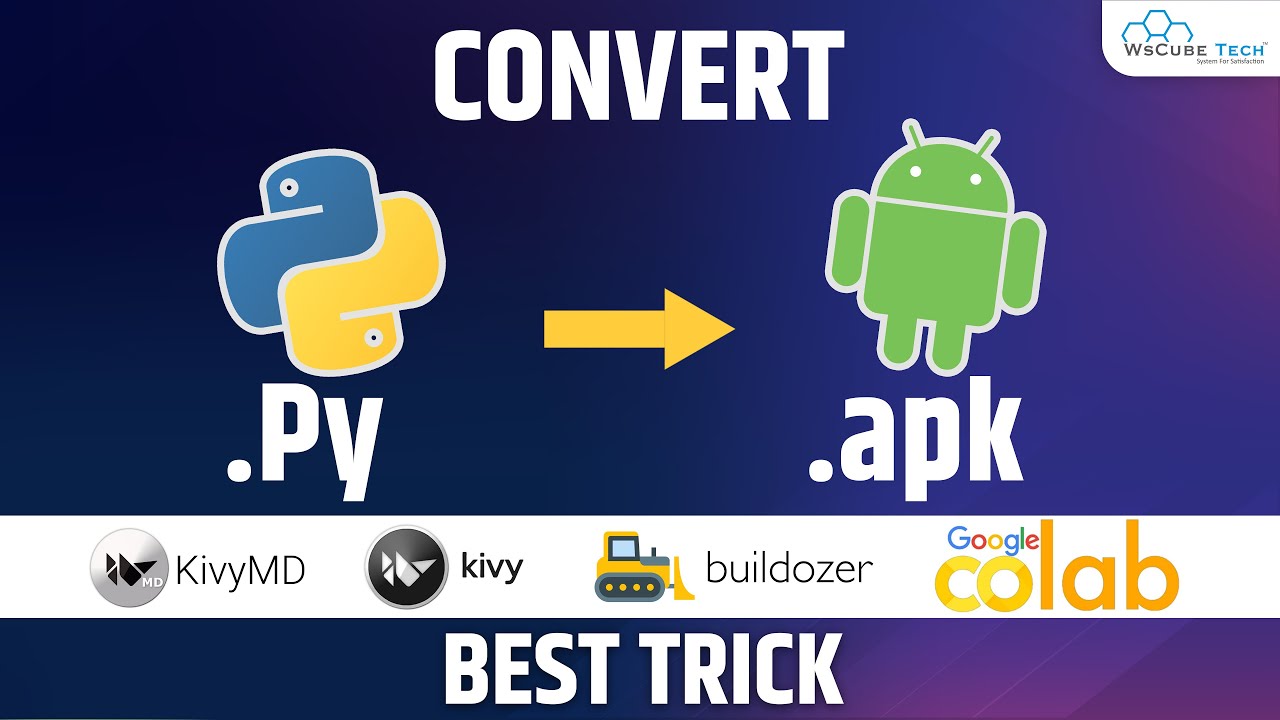 ⁣How to Convert Python Code into an Android .apk file | Kivymd, Buildozer Tutorial