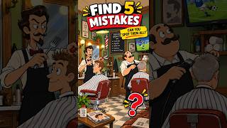 Find 5 Mistakes in This Picture! 👀 | Can You Spot Them All #Shorts