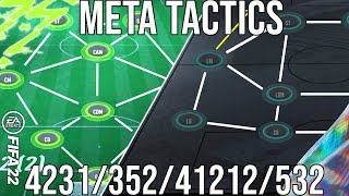 FIFA 22 - BEST META TACTICS SET UP 4231/352/41212(2)/532 Set Up To Score More Goals & Win More!