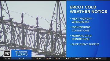 ERCOT issues weather watch due to extreme cold