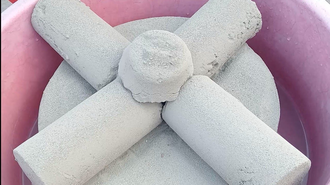 ASMR Relaxing silky smooth paste play dusty black 🖤 powdery dipping crumble in 🌊🥶