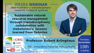 IMEDEA New Frontiers webinar's series: 'Sustainable natural resource management through...'