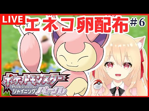 【ポケモンBDSP】エネコ卵配布！ポケモン交換会　旅もします　#6 【 早乙女りりあ/Vtuber】