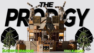 The Prodigy - Trio/Quad Bunker Base - OFFLINE Tank & ONLINE Raid Ready - RUST Base Designs 2025