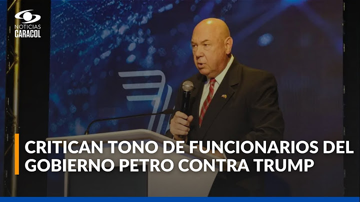 John McNamara, embajador (e) de Estados Unidos en Colombia, envió duro mensaje al gobierno Petro