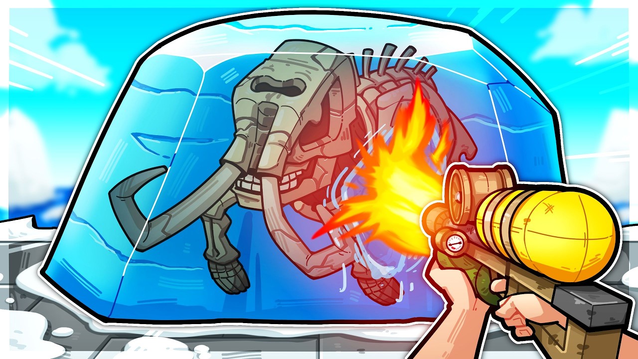 I used a flamethrower to find old relics