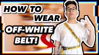 off white belt around leg｜TikTok Search