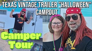 Texas Vintage Trailer Halloween Campout and Trailer Tour