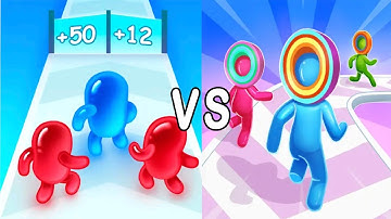 Layer Man 3D: Run & Collect vs Join Blob Clach 3D, Speed Max LvL Up