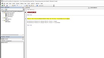 Argumenten doorgeven op basis van waarde en referentie in Visual Basic Excel