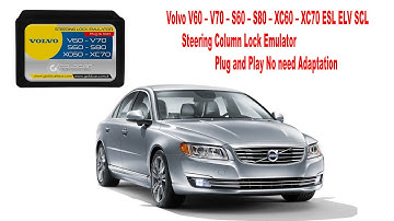 How to connect Volvo V40-V60–V70-S60–S80–XC60–XC70Steering Column Lock Emulator (Plug and Start)