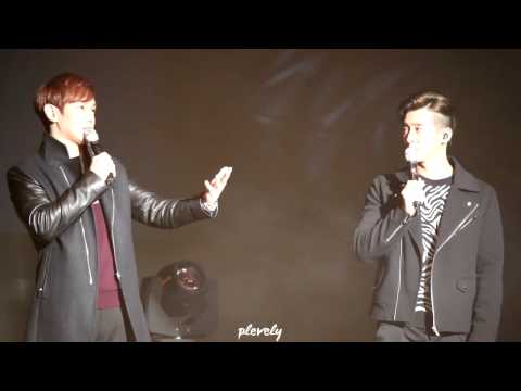 141214 부산본점롯데백화점 미니콘서트 플라이투더스카이 멘트(성우흉내, 카드결제 채현이, 어머님 눈웃음 따라하는 브라이언)