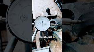 Bearing Squab Alignment Using Dial Gauge Perfect Setup Trick #fitter  #viralvideo #trending #shorts