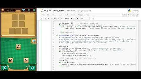 Solving Word Link Puzzle Game Using Python